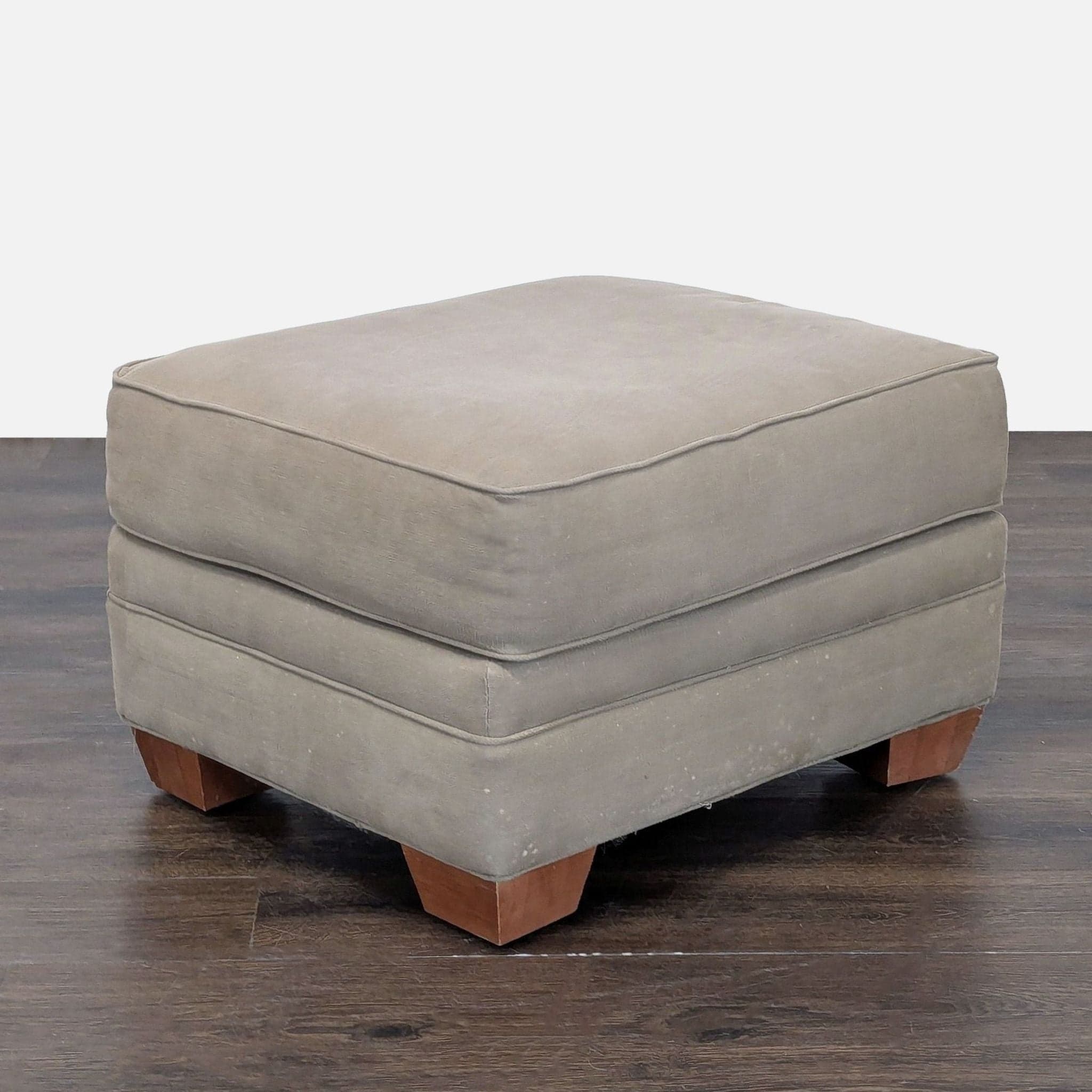 Upholstered Ottoman with Pillow Top - Image 1