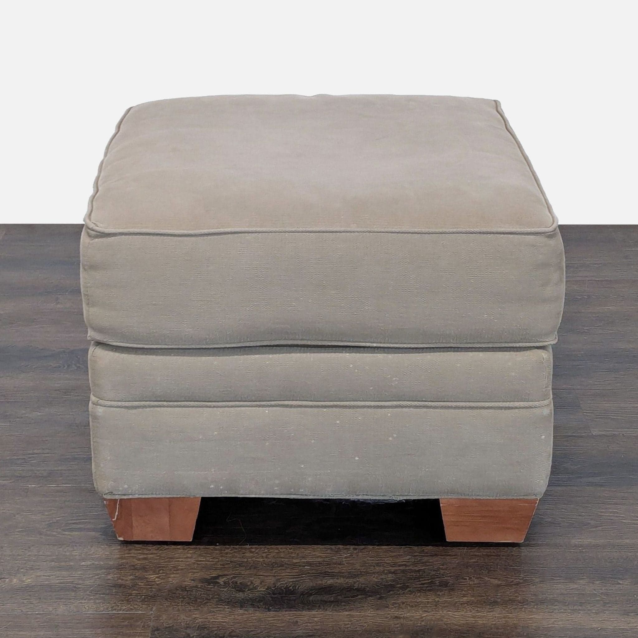 Upholstered Ottoman with Pillow Top - Thumbnail 3