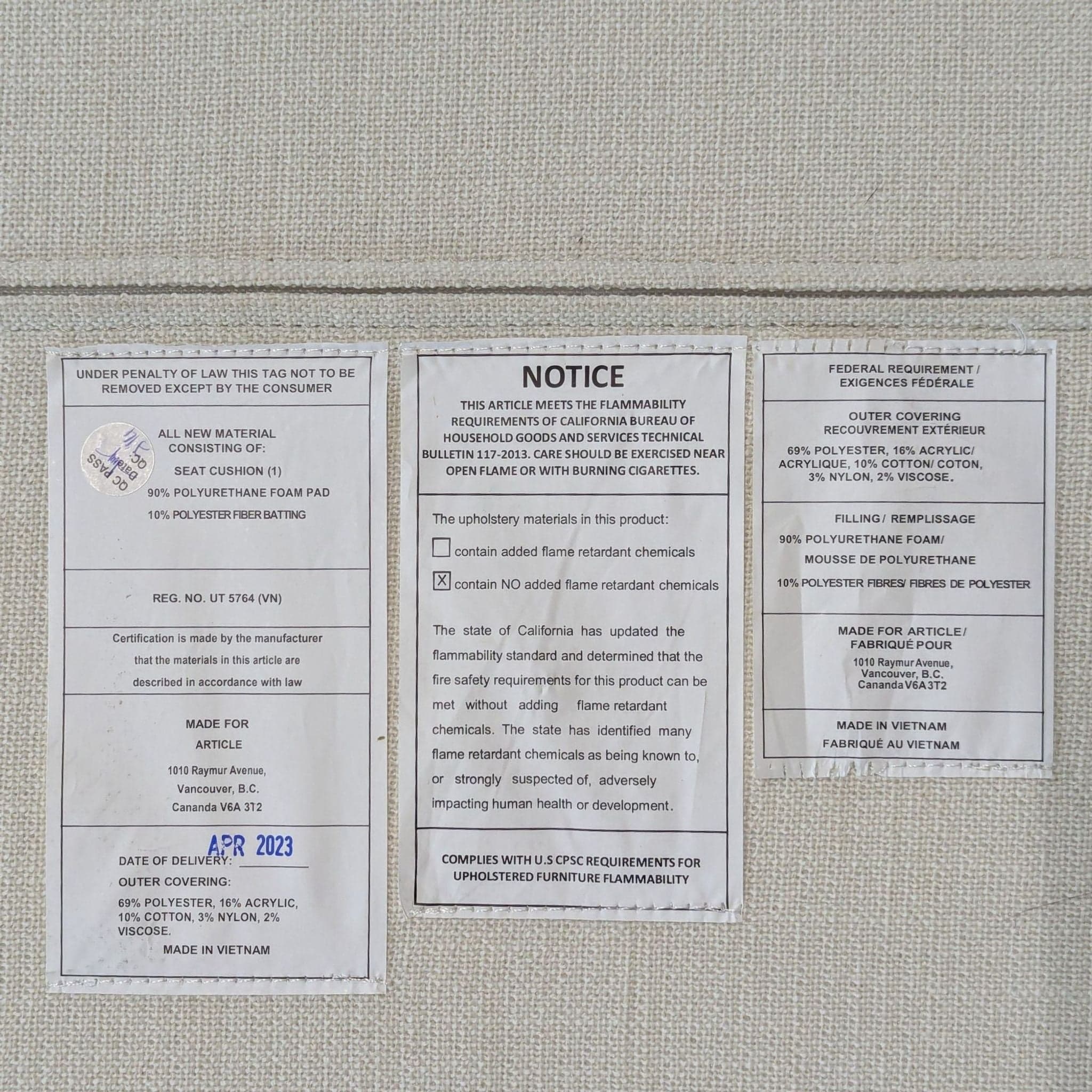 Article Storage Bench with Cushion - Thumbnail 4