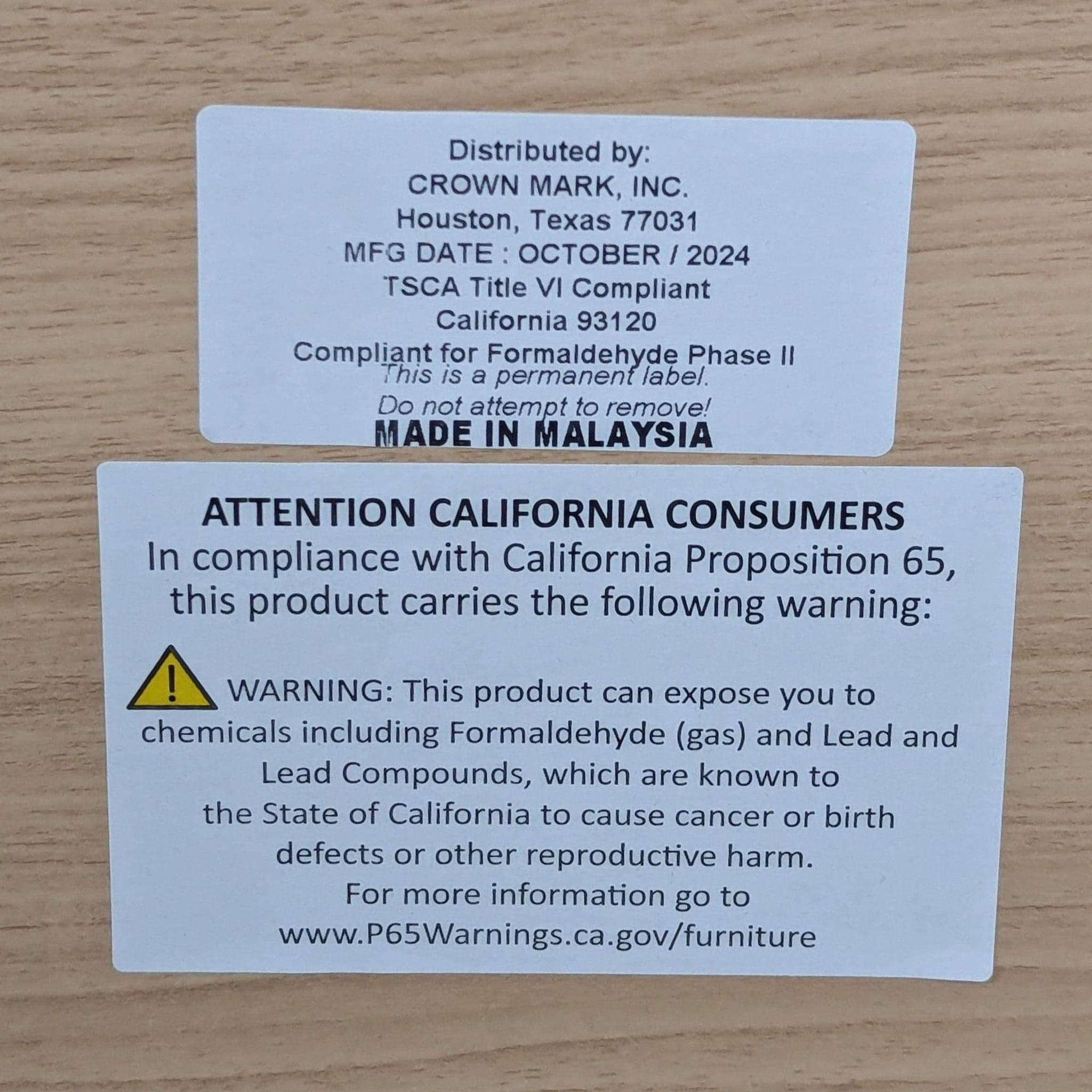 Crown Mark Wood Framed Mirror - Thumbnail 4