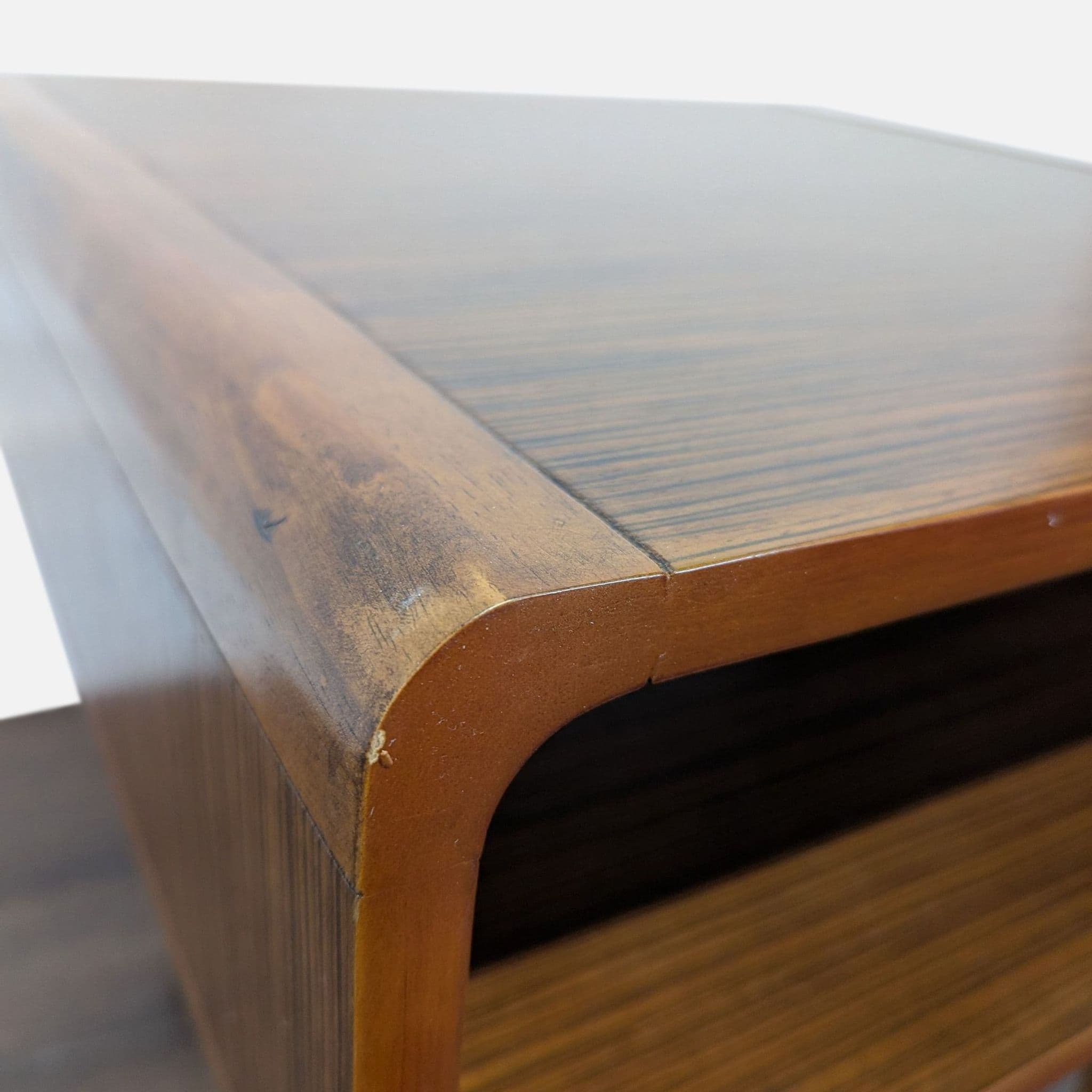 Pair of Mid-Century Open Shelf Nightstands - Thumbnail 7