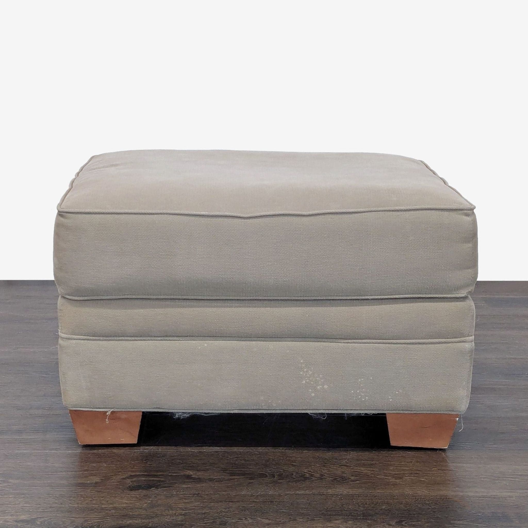 Upholstered Ottoman with Pillow Top - Thumbnail 2