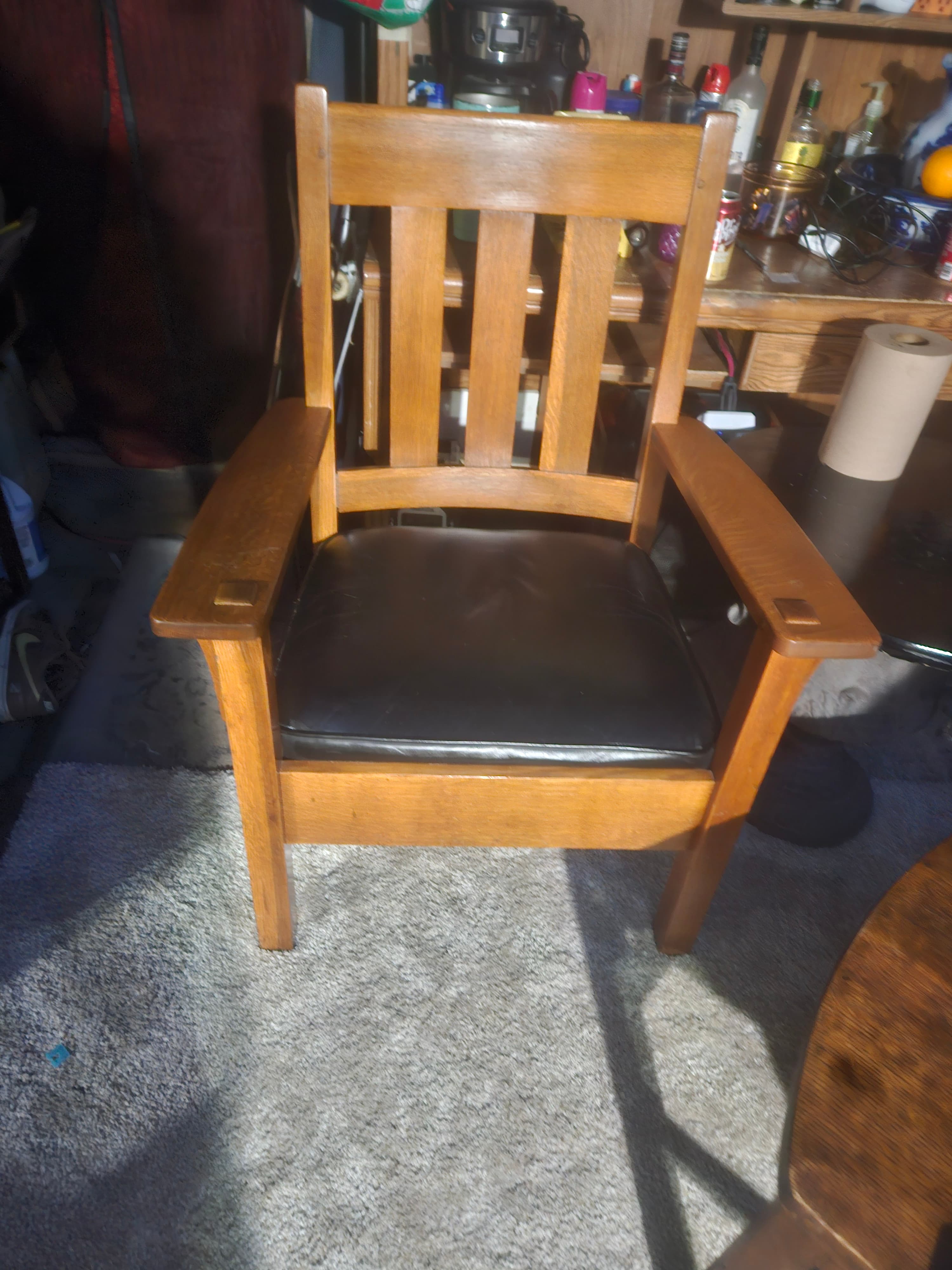 Leather chair - Image 1