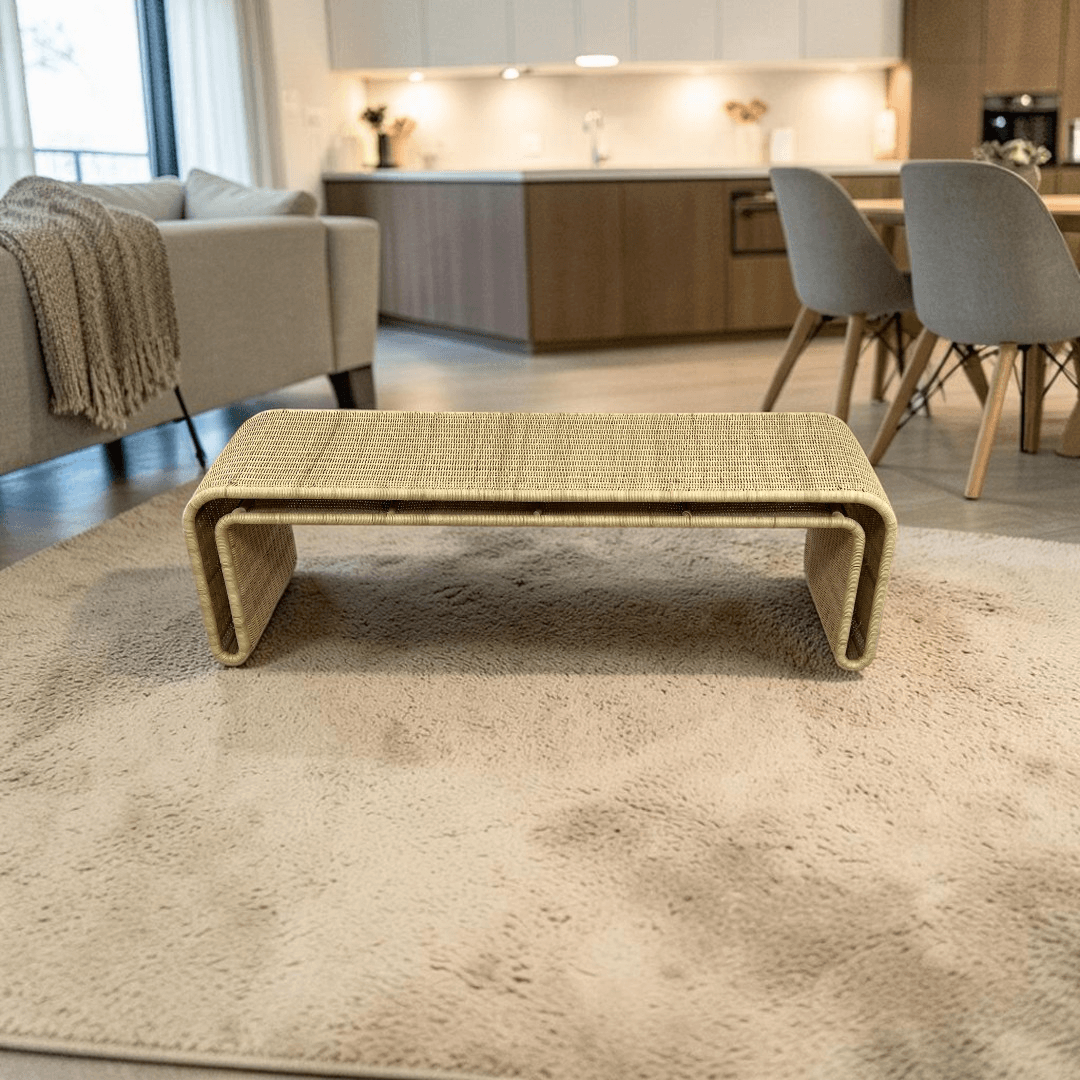 The Citizenry Penida Wicker Bench - Image 1