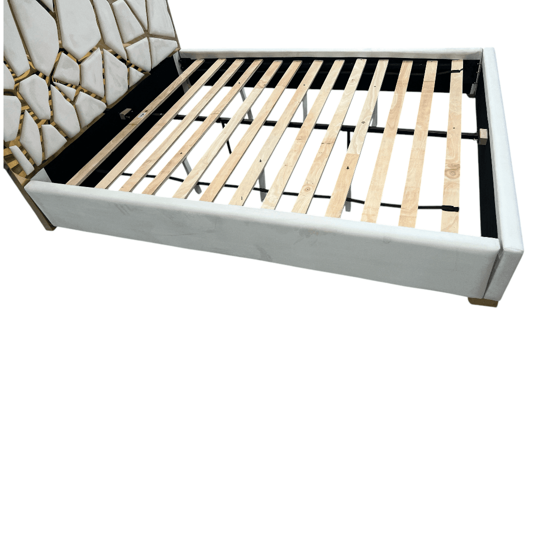 Mercer41 Upholstered Metal Platform Queen Bed - Thumbnail 15