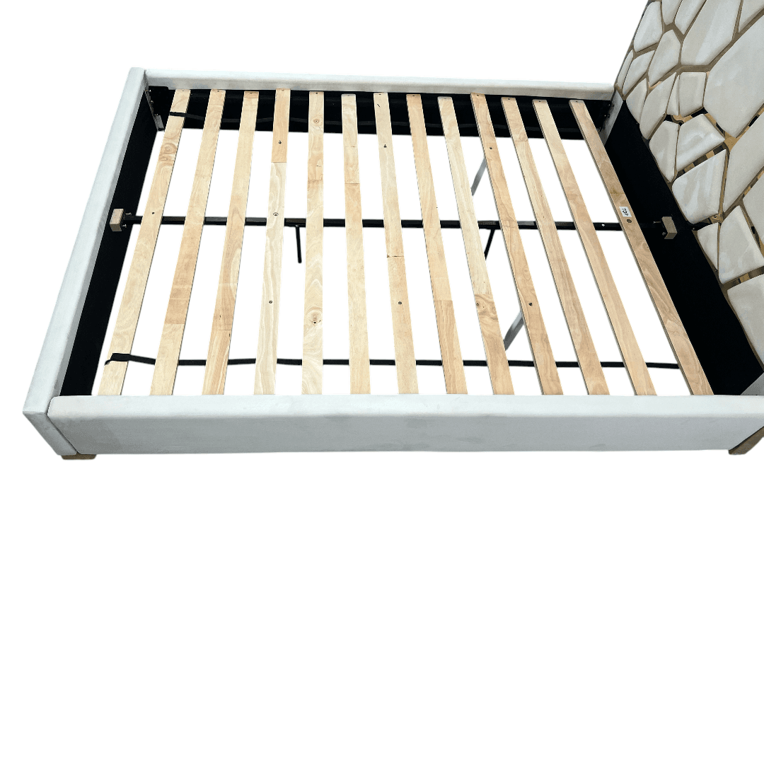 Mercer41 Upholstered Metal Platform Queen Bed - Thumbnail 12