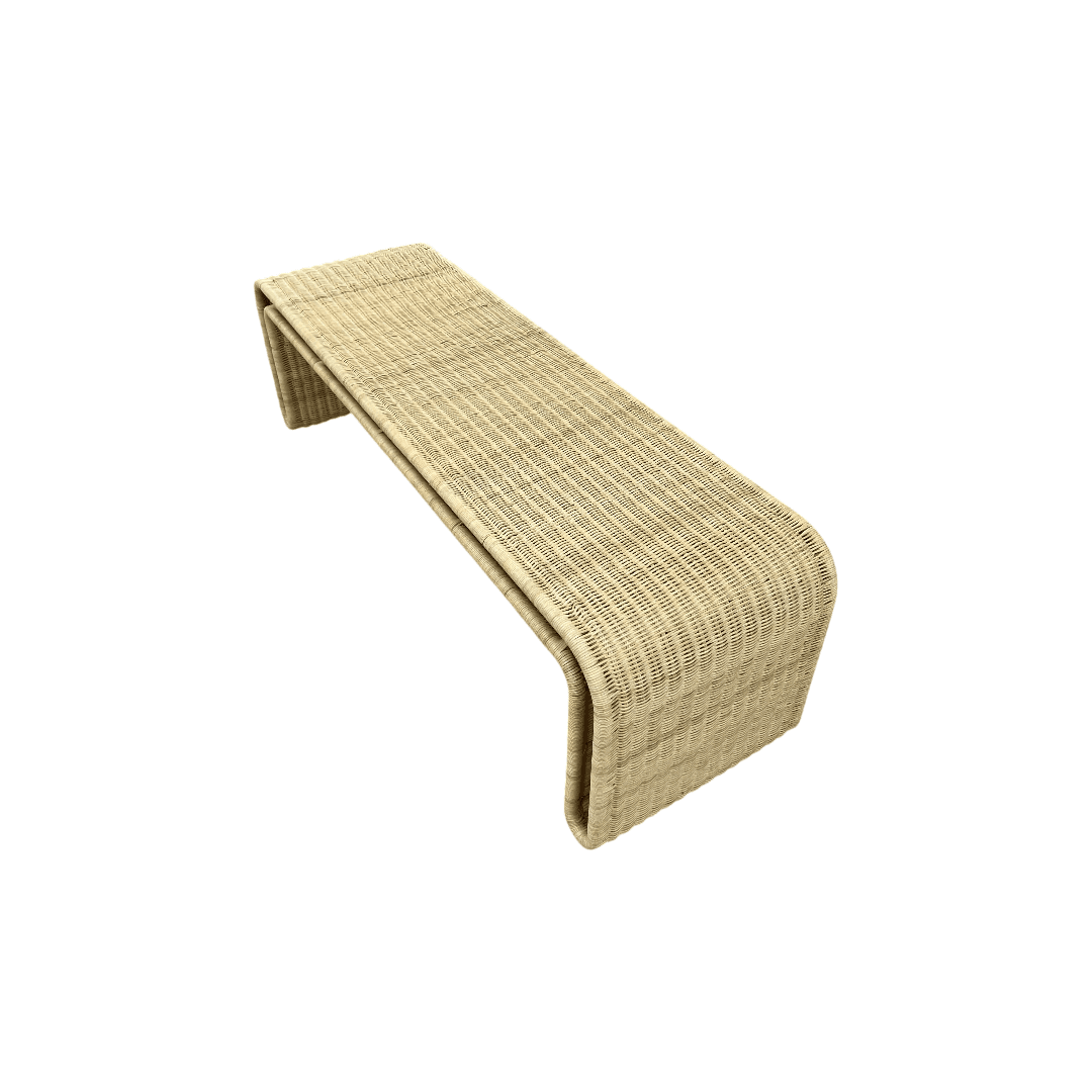 The Citizenry Penida Wicker Bench - Thumbnail 5