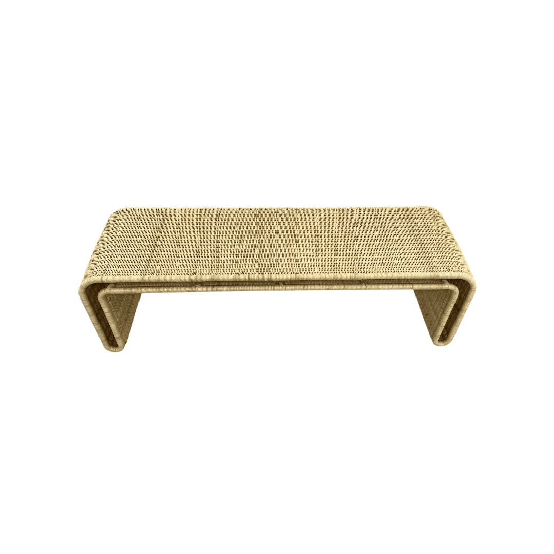 The Citizenry Penida Wicker Bench - Thumbnail 3