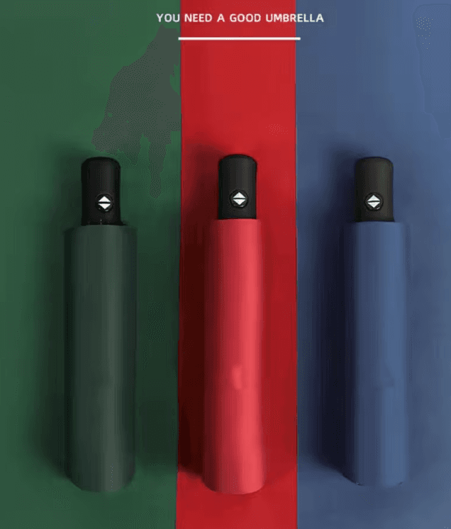Wind-Resistant Automatic Umbrella - Compact And Foldable - Image 1