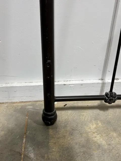 King Vintage Black Metal Headboard - Thumbnail 2