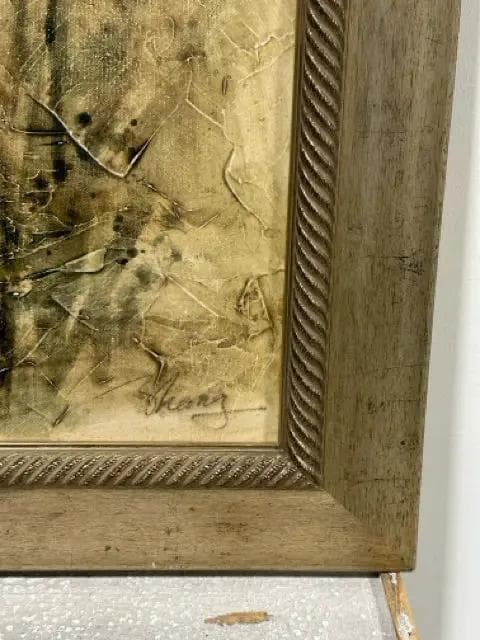 White Iris Canvas Print In Gold Frame - Thumbnail 2