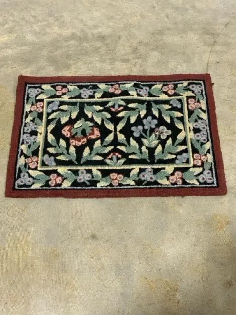 Multicolor Hand Looped Rug - Image 1