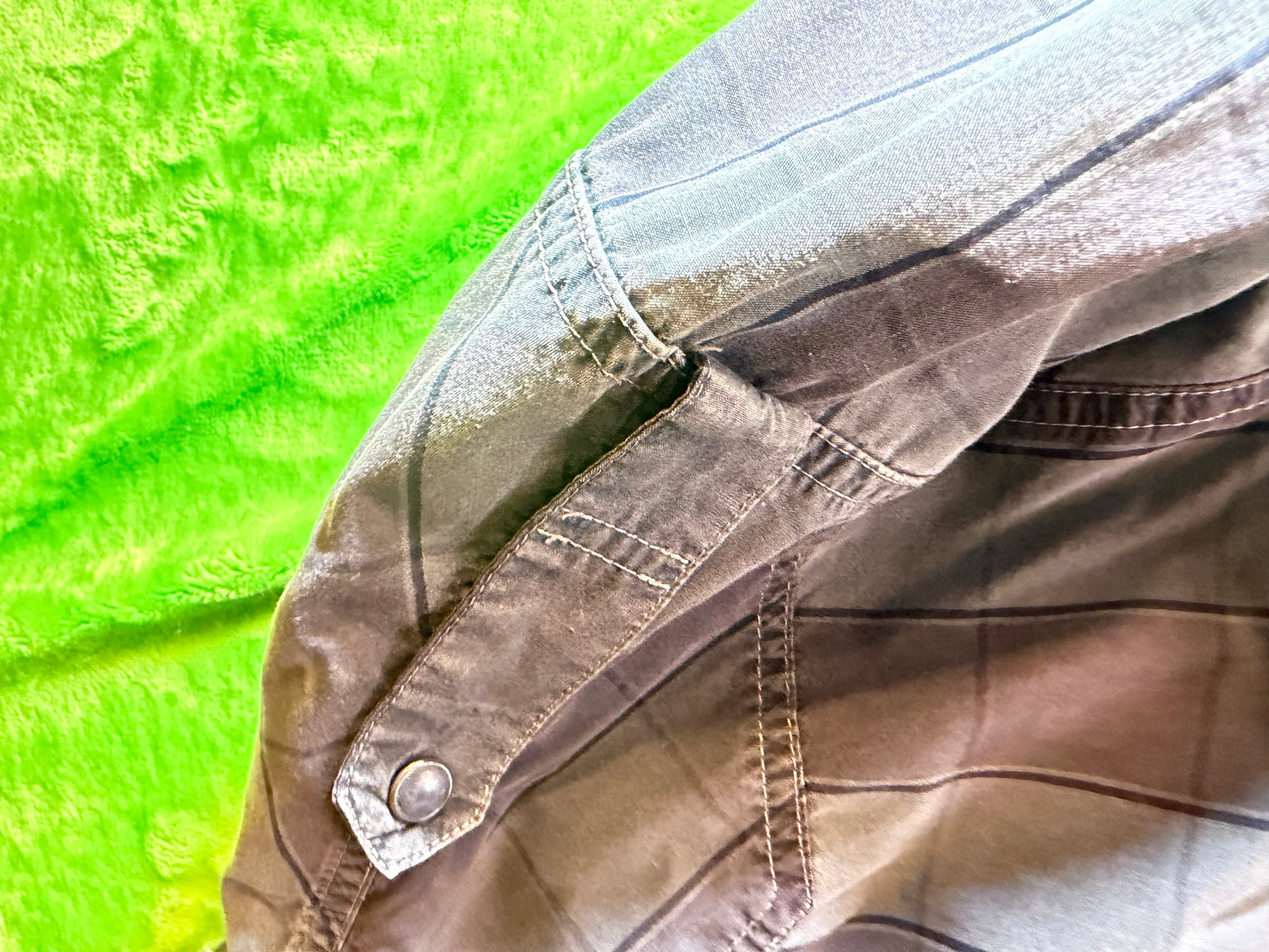 TITLE Harley Davidson Mens Pearl Snap Shirt Western Biker Plaid Gray Long Sleeve - Thumbnail 12