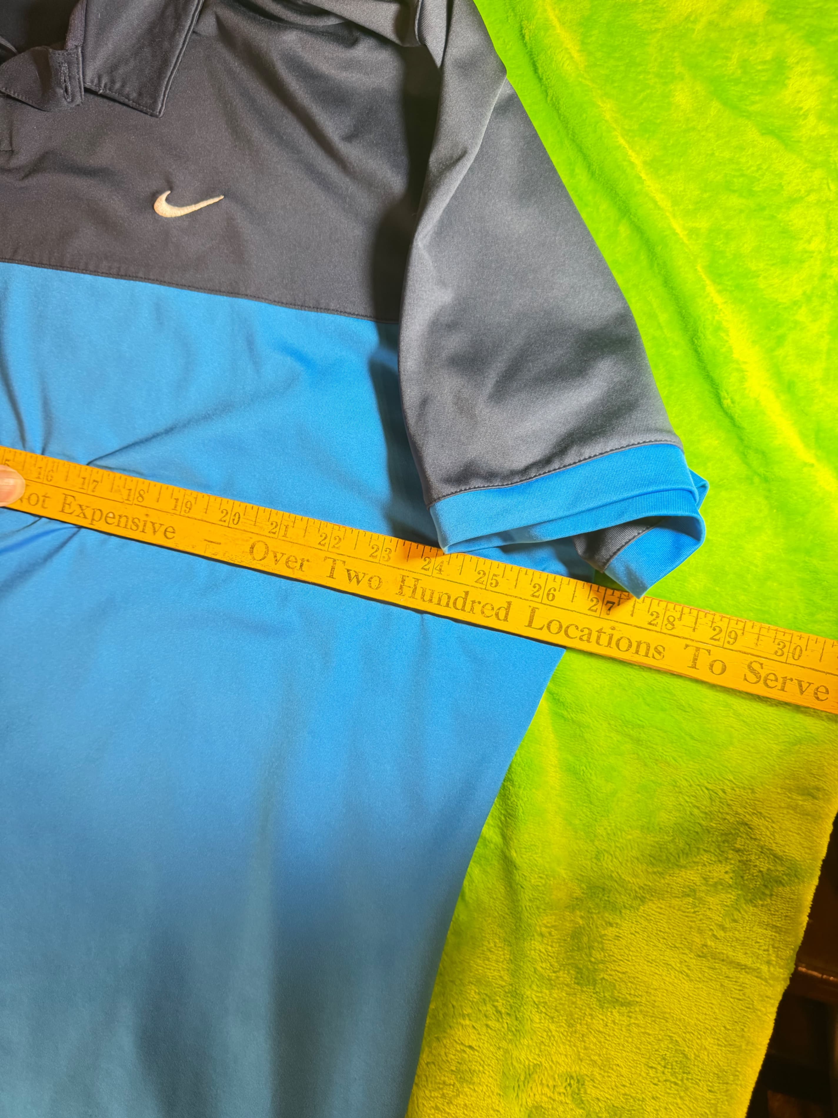 Nike Dri-FIT Golf Polo Shirt Blue/Gray Size Unknown - Thumbnail 6