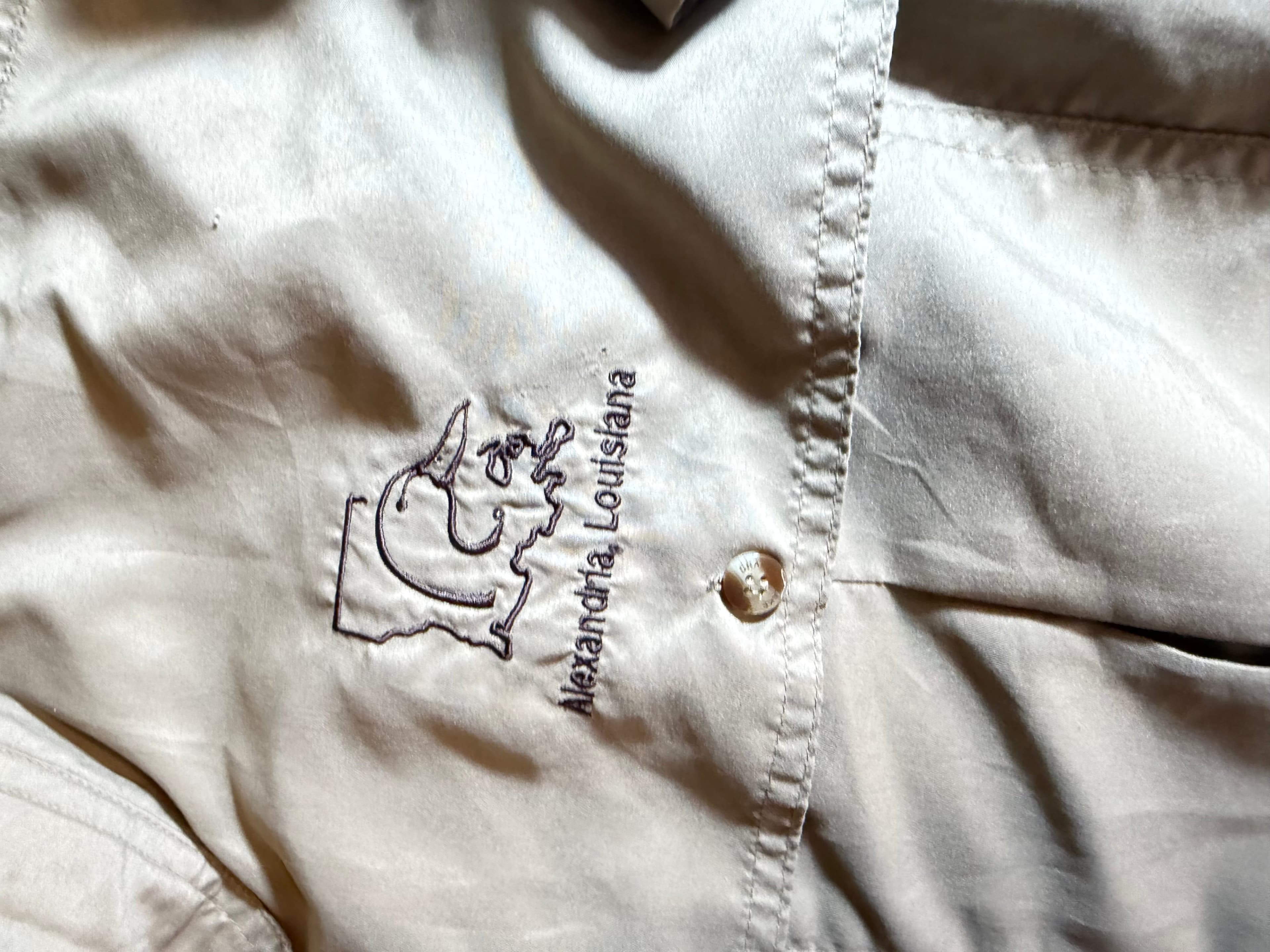 TITLE Drake Waterfowl Mens 3XL Vented Fishing Shirt Tan Louisiana Duck SS - Thumbnail 4