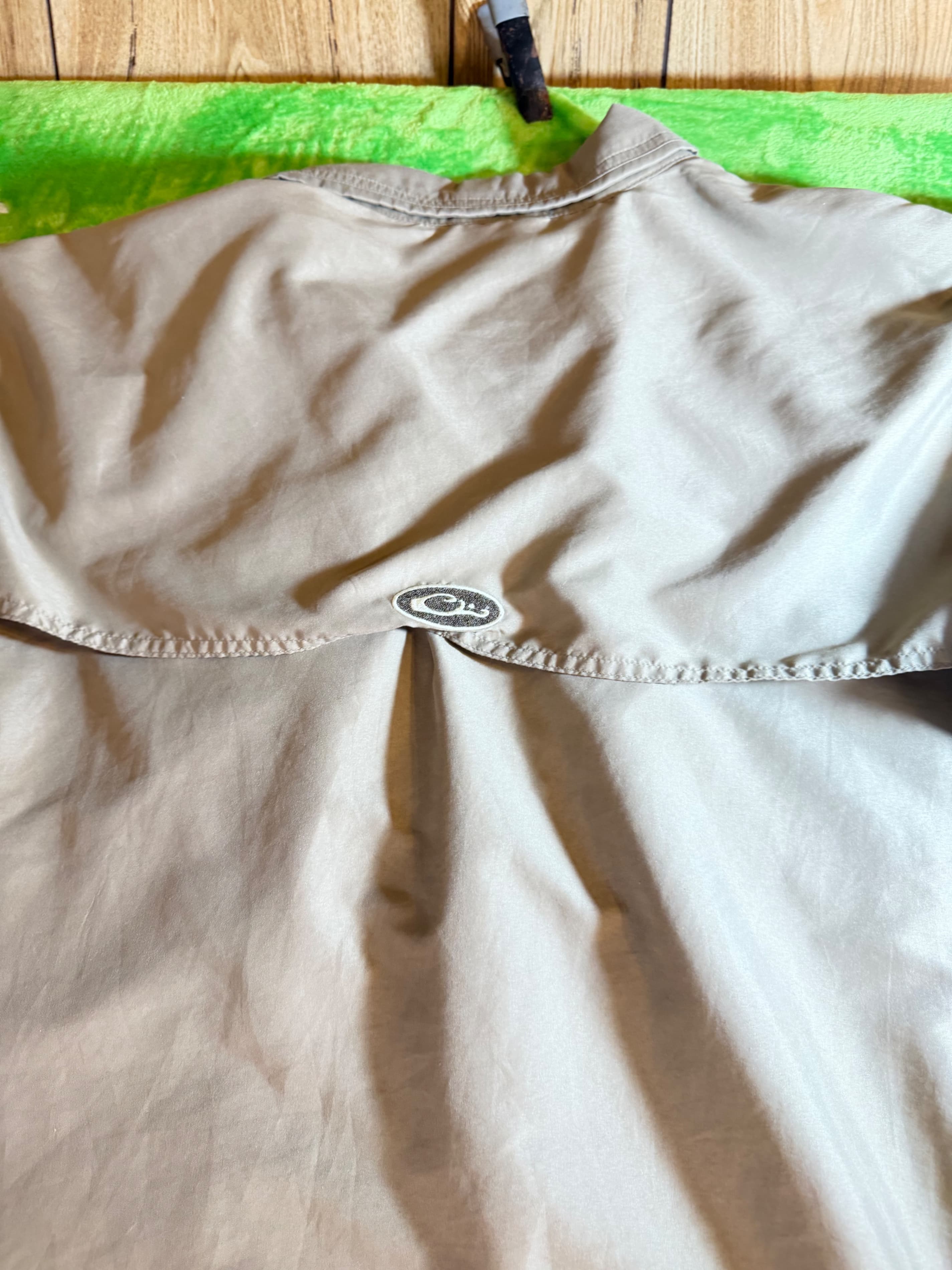 TITLE Drake Waterfowl Mens 3XL Vented Fishing Shirt Tan Louisiana Duck SS - Thumbnail 8