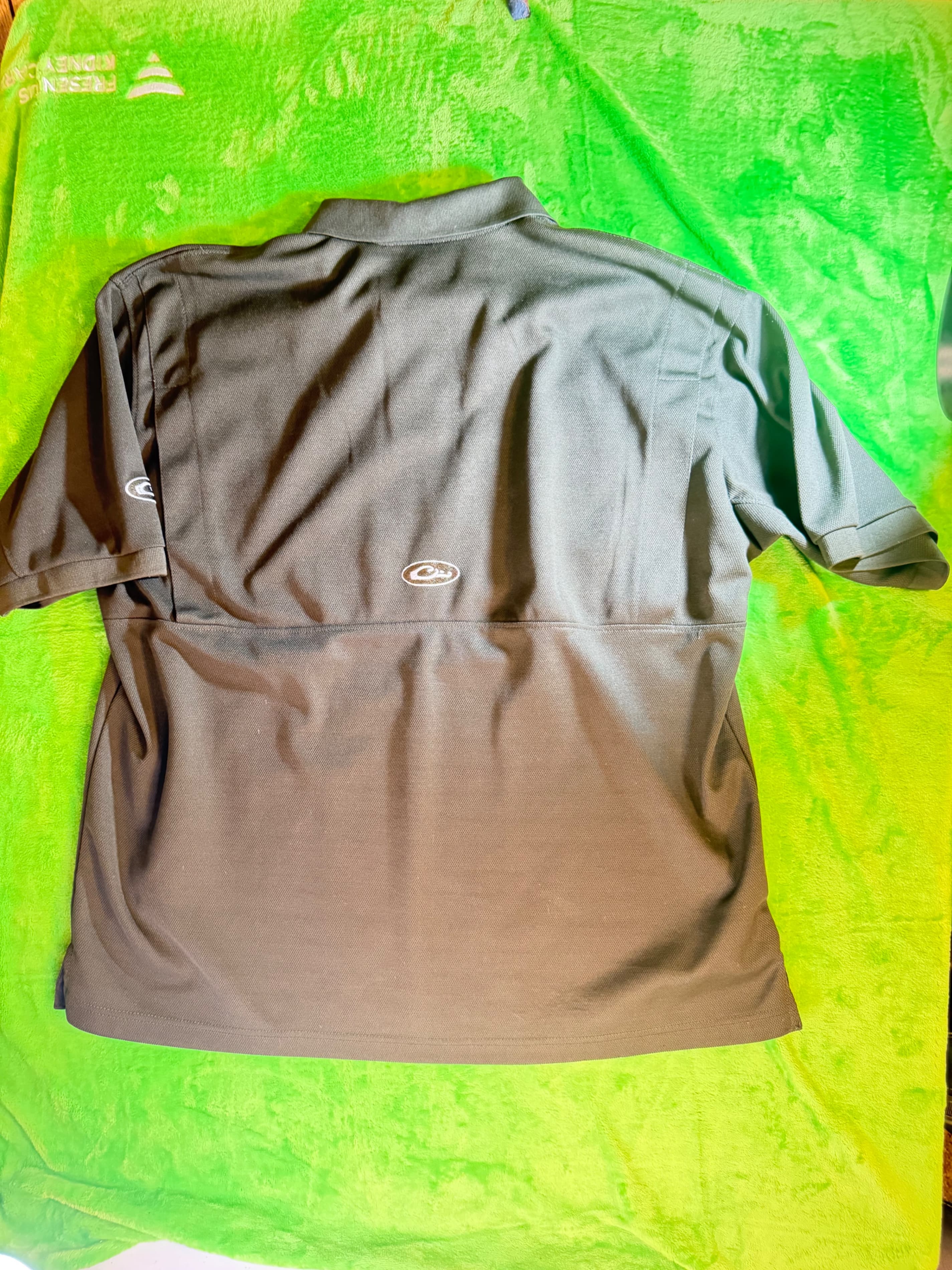 Drake Waterfowl Mens 2X Polo Olive Ducks Unlimited Louisiana SS Hunting - Thumbnail 6