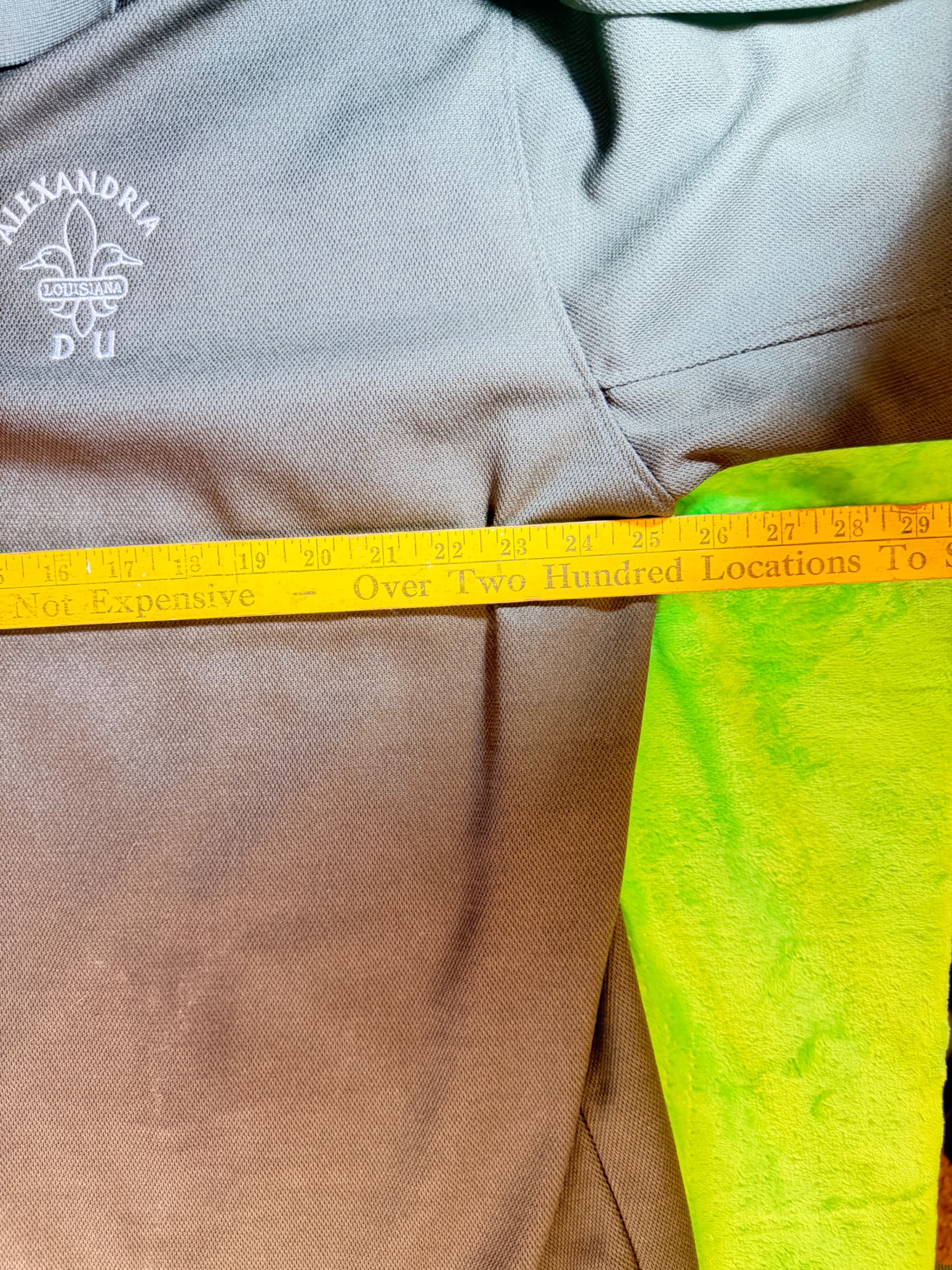 Drake Waterfowl Mens 2X Polo Olive Ducks Unlimited Louisiana SS Hunting - Thumbnail 8