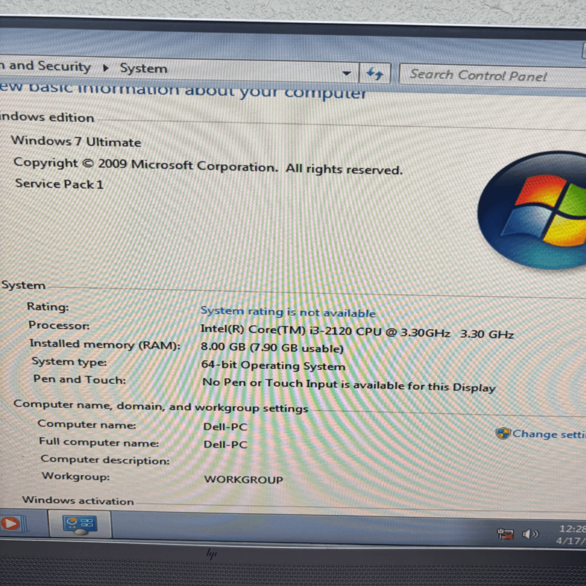 Dell Optiplex 390 i3 - 2120 3.30Ghz 8Gb Ram 320Gb HDD Windows 7 Ultimate - Thumbnail 2