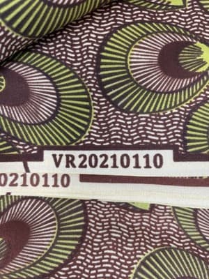 6 Yards of Guaranteed Block Wax First Wax Fabric Print Cotton - Thumbnail 3