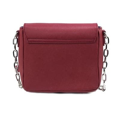 Tiny Leather Handbag -Cabernet - Thumbnail 3