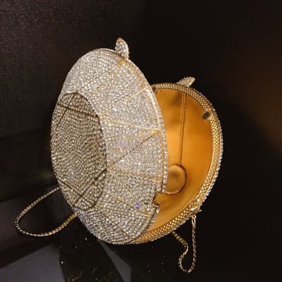 Three-dimensional diamond shape handbags - Thumbnail 3