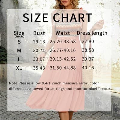 Women's Summer Boho Spaghetti Straps Dress Casual Long A-line Beach Dress Square - Thumbnail 6