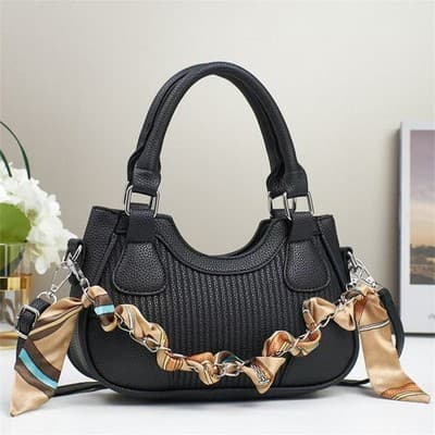 Elegant Braided Chain Handbag - Luxury Handmade Women's Crossbody Bag High-End S