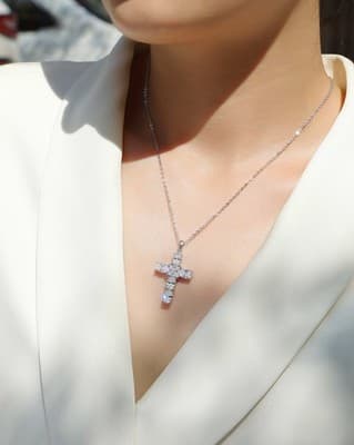 1Soul Guidance - Fashionable Jewelry Pendant Set With Moissanite S925 Sterling S - Thumbnail 4