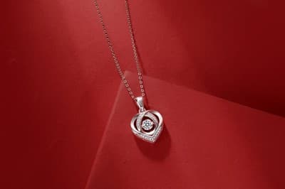 1With You In My Heart - A Fashionable And Trendy Jewelry Necklace Pendant Set Wi