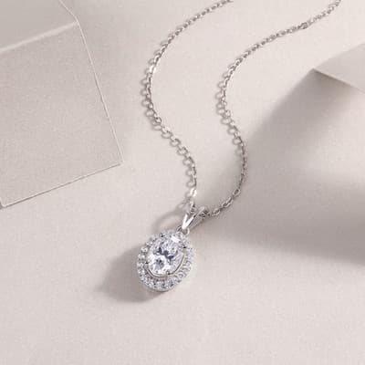 1Infinite - A Fashionable And Luxurious Diamond Jewelry Pendant Set With Moissan - Thumbnail 5