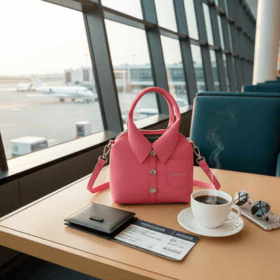 Contrast Color Casual Messenger Bag