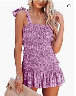 European And American Fold Ruffled Tied Dress - Thumbnail 9