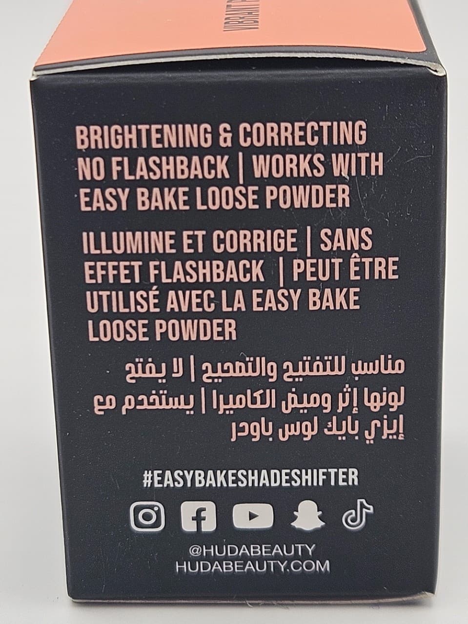 Huda Beauty Easy Bake 'Vibrant Peach' Pure Pigment 1g/0.03oz - NOT SOLD in USA - Thumbnail 5