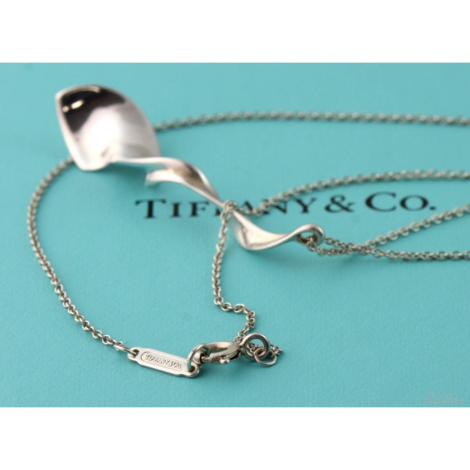 Tiffany & Co. Frank Gehry Orchid Pendant Necklace in Sterling Silver - 16 in - Thumbnail 3
