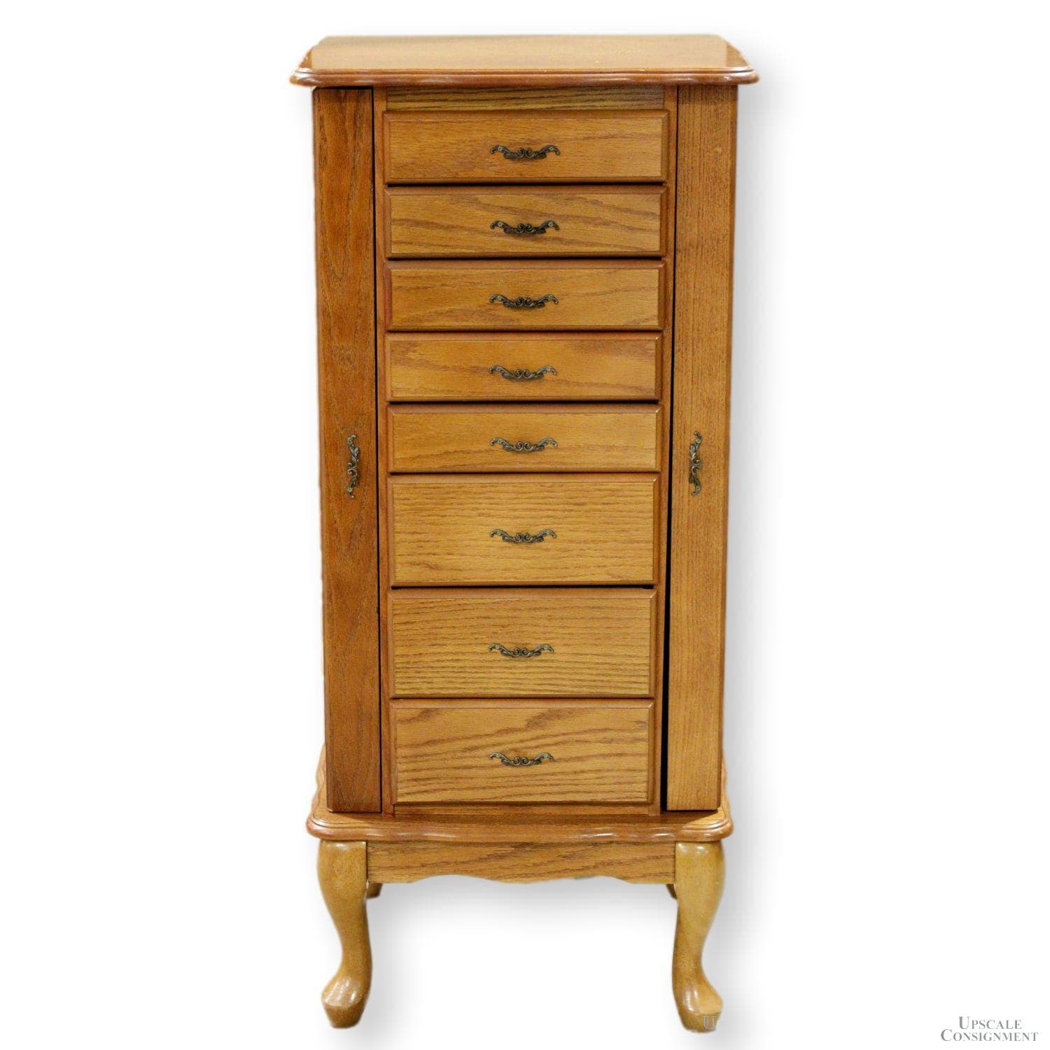 Powell Oak Jewelry Armoire - Image 1