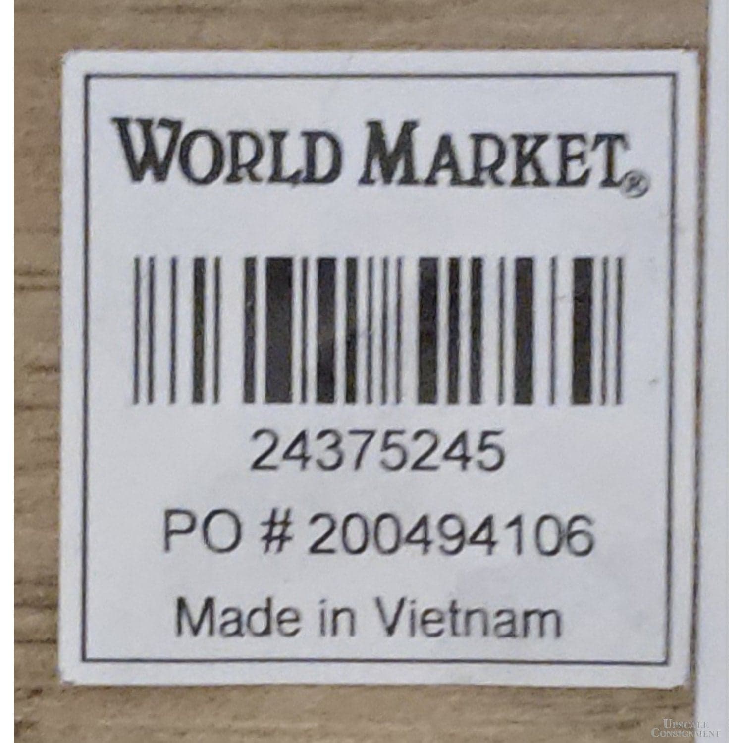 World Market Pair of Wood Bar Stools - Thumbnail 4