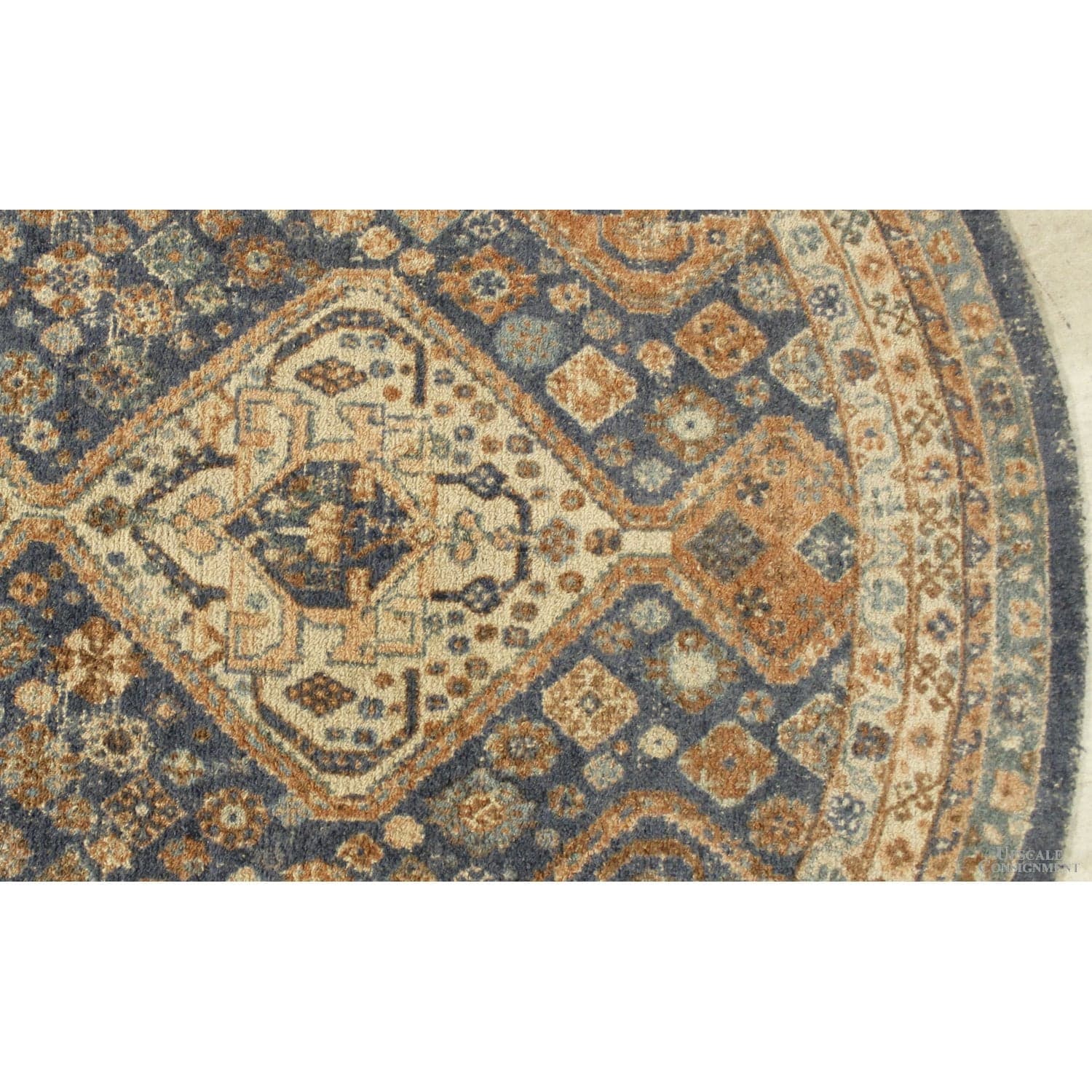 Pottery Barn 6' Round 'Mahalia' Wool Area Rug - Thumbnail 2