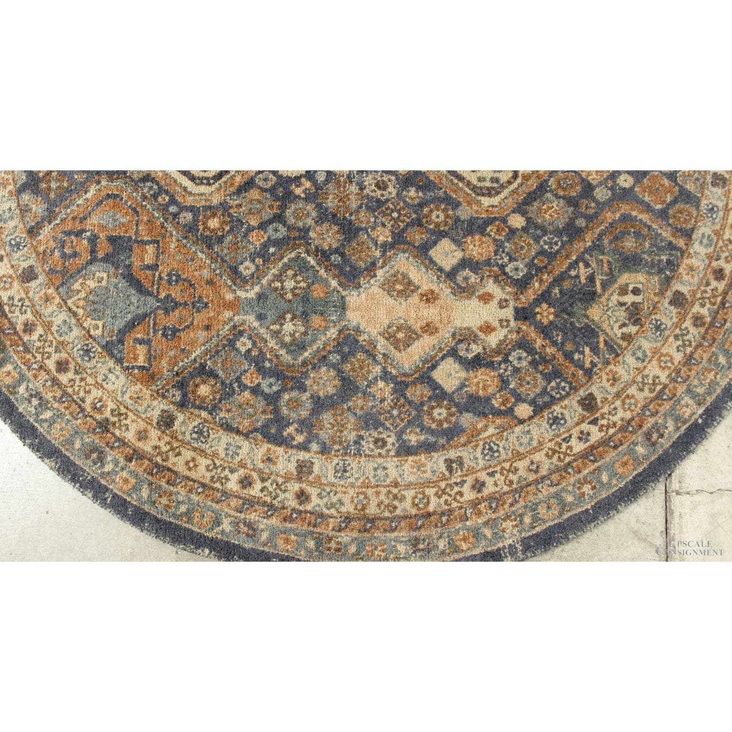 Pottery Barn 6' Round 'Mahalia' Wool Area Rug - Thumbnail 3