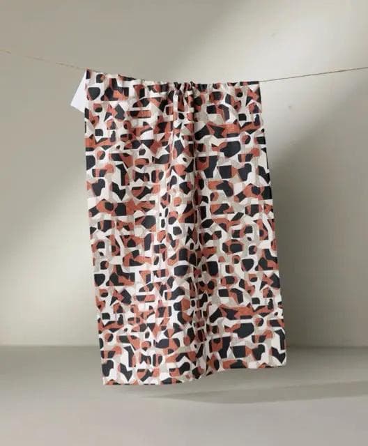 *NEW* Geometry Geometric Leopard Tea Towel - Image 1