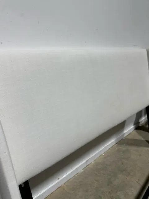 Joss & Main King Tilly White Upholstered King Bed - Thumbnail 2