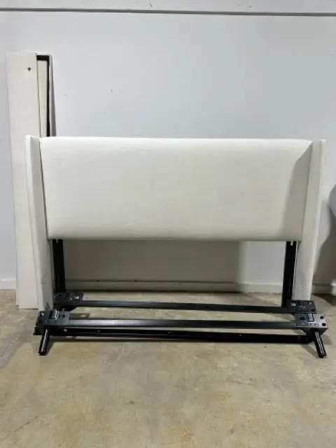 Joss & Main King Tilly White Upholstered King Bed - Image 1