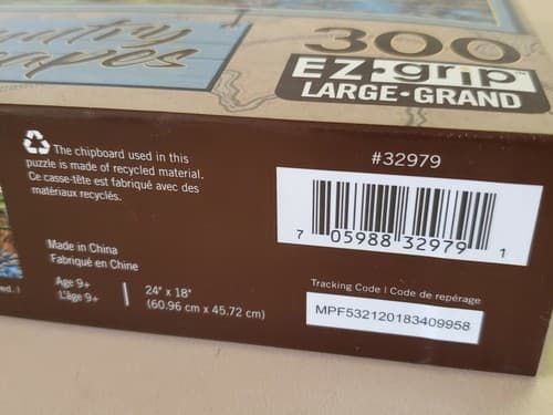 Puzzle - MasterPieces Country Escapes, 300 EZ grip lg pcs. "Happy Hour" - Thumbnail 4