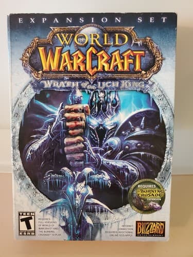 PC Game - World of Warcraft Wrath Of The Lich King Expansion Set. Used, exc cond - Image 1