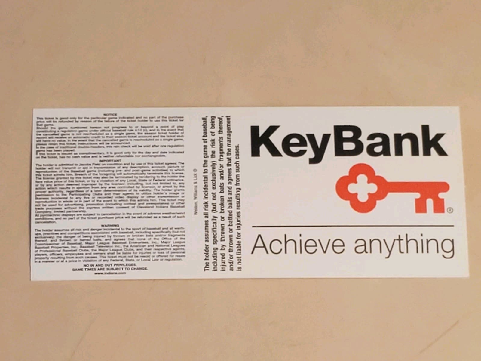 2003 MLB Cleveland Indians Ticket Stub AUG 29 2003 v Toronto Blue Jays (3-7L) - Thumbnail 2