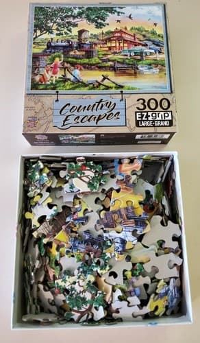 Puzzle - MasterPieces Country Escapes, 300 EZ grip lg pcs. "Happy Hour" - Thumbnail 5