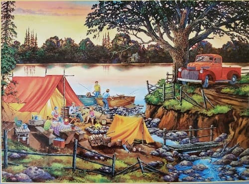 Puzzle - MasterPieces Country Escapes, 300 EZ grip lg pcs. "Happy Hour" - Thumbnail 3