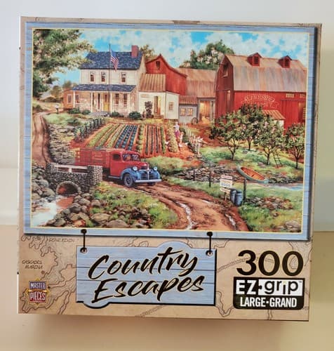 Puzzle - MasterPieces Country Escapes, 300 EZ grip lg pcs. "Grandma's Garden" - Image 1