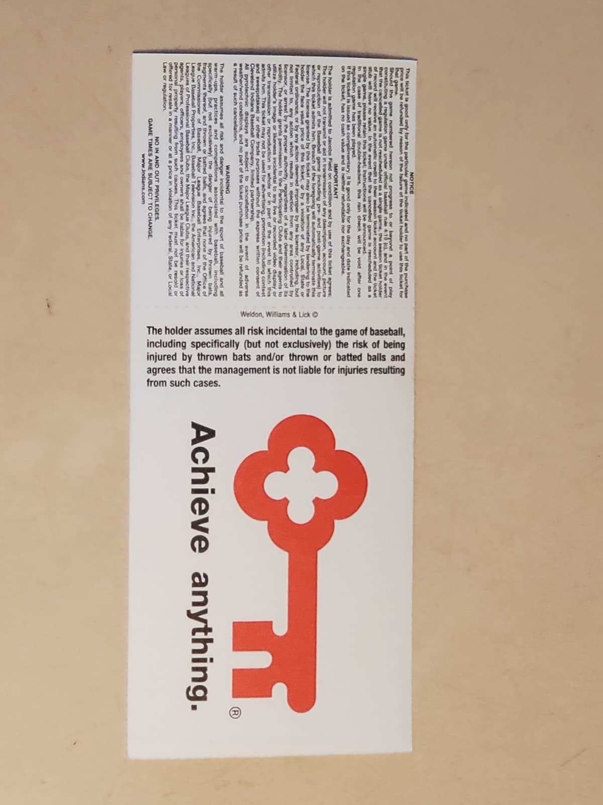 2002 MLB Cleveland Indians Ticket Stub JUL 12 2002 v New York Yankees (2-1W) SUI - Thumbnail 2