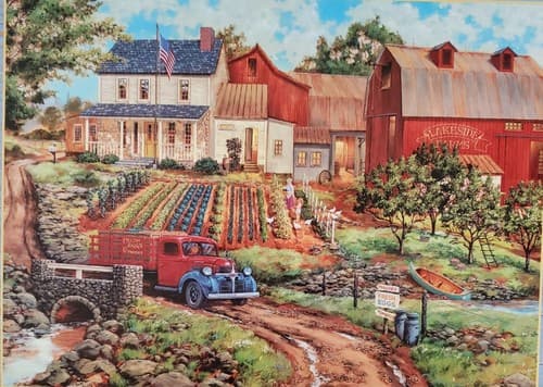 Puzzle - MasterPieces Country Escapes, 300 EZ grip lg pcs. "Grandma's Garden" - Thumbnail 3